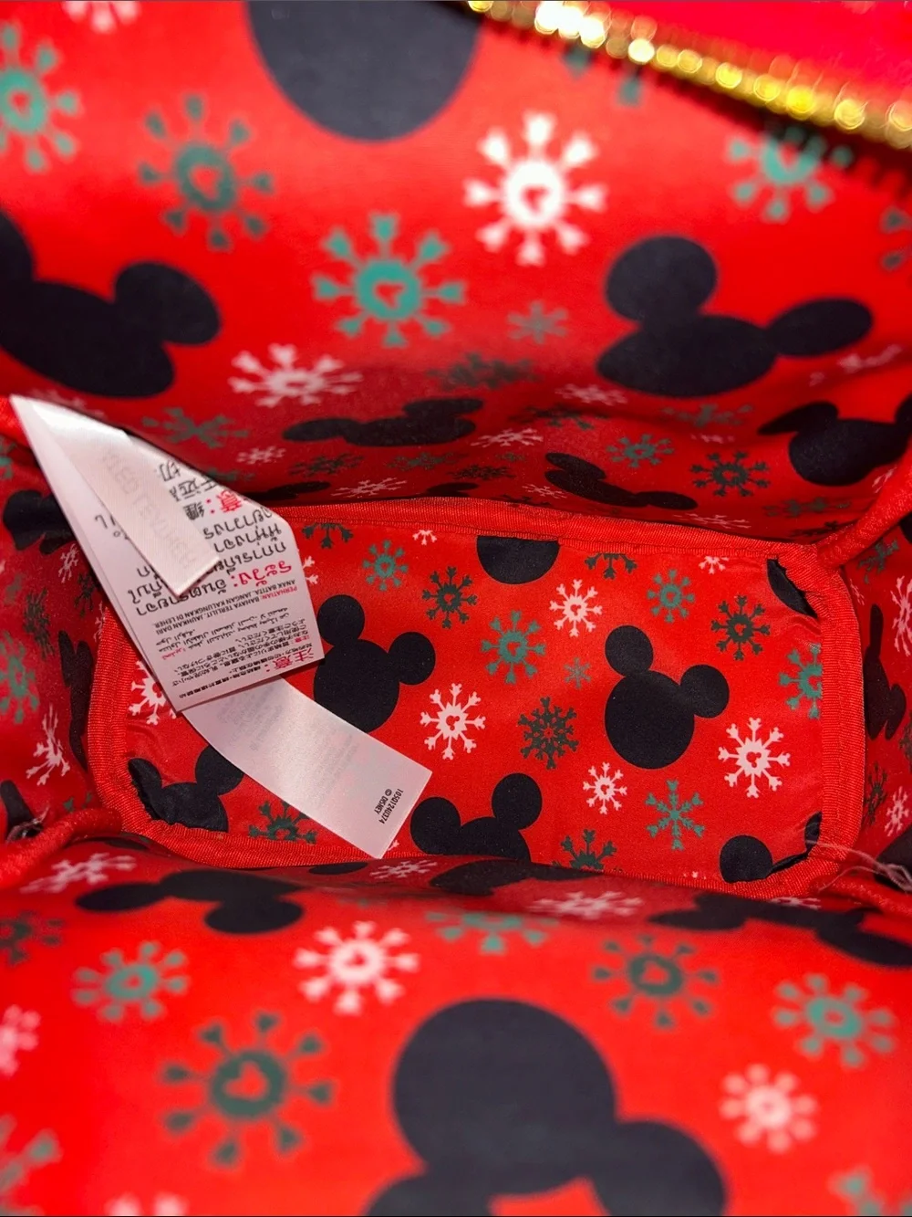 Loungefly Disney Parks Plaid Christmas Mini-Backpack
