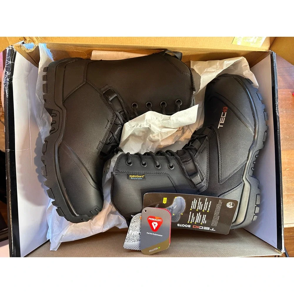 NEW Ski-Doo BRP TEC+ Boots Black Primaloft 600g Waterproof Snowmobile Men 9
