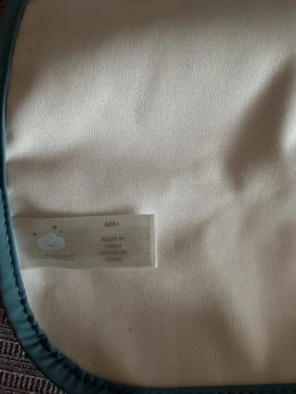 cloud island Blue Striped and Patterned Reversible Baby Bibs