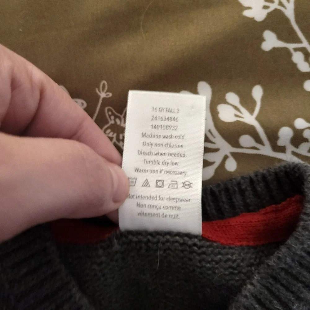 Gymboree Boys Gray Fire Truck Cotton Knit‎ Sweater Vest 12-18 Months Dressed Up
