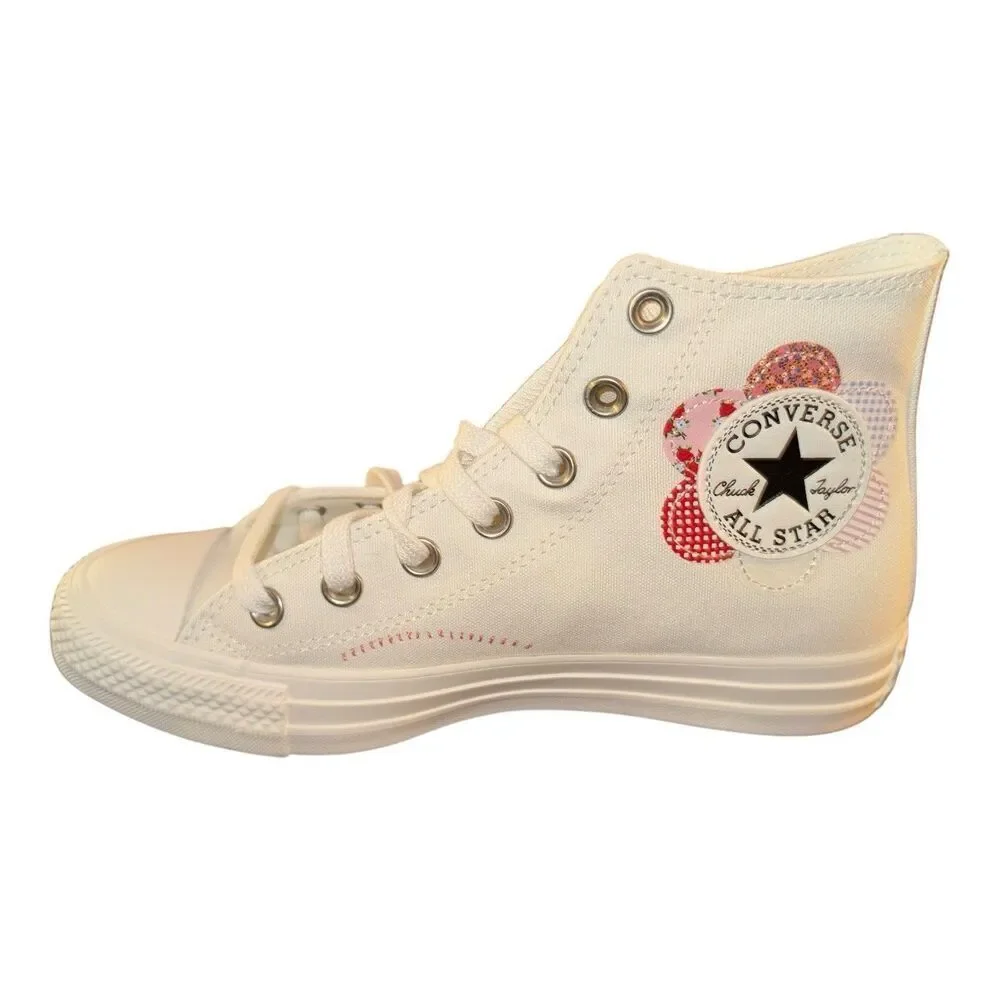 New Women’s Converse Chuck Taylor All Star High Crafted Patchwork A05195C Size 7