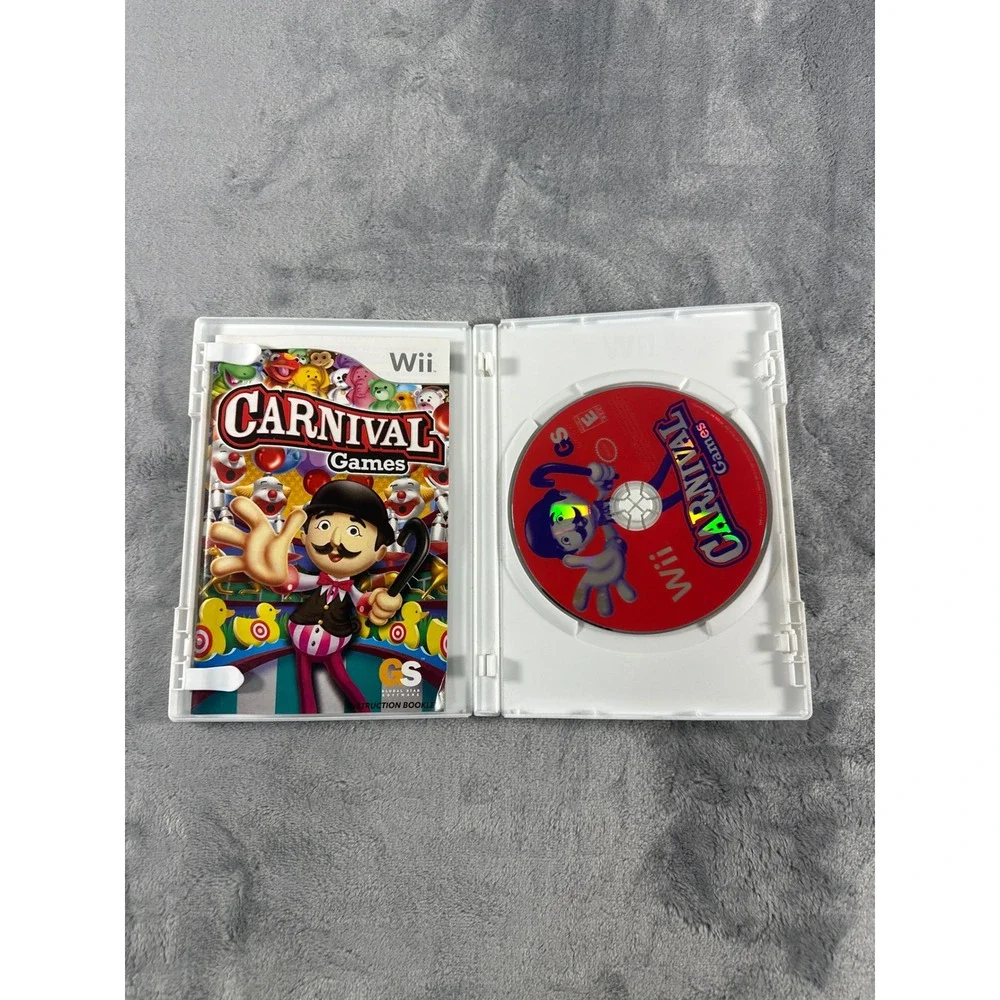 Carnival Games Nintendo Wii Video Game CIB Complete Global Star Software 2007