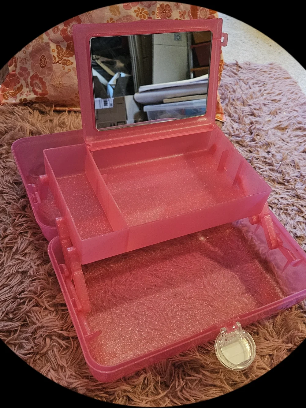 Caboodles shiny pink