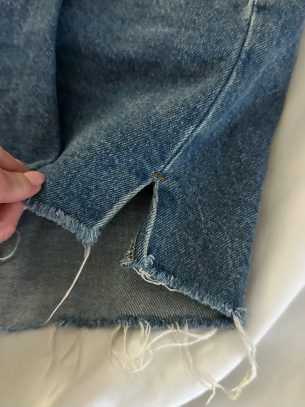 Cutoff Denim Shorts