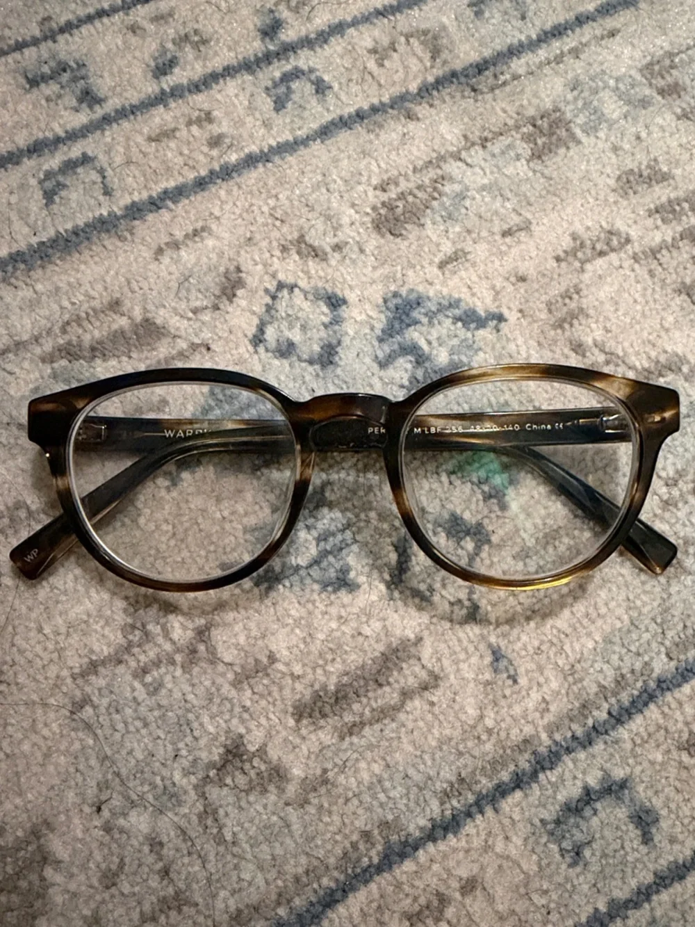 Warby Parker Percey Tortoiseshell Round Frames - Brown/Black