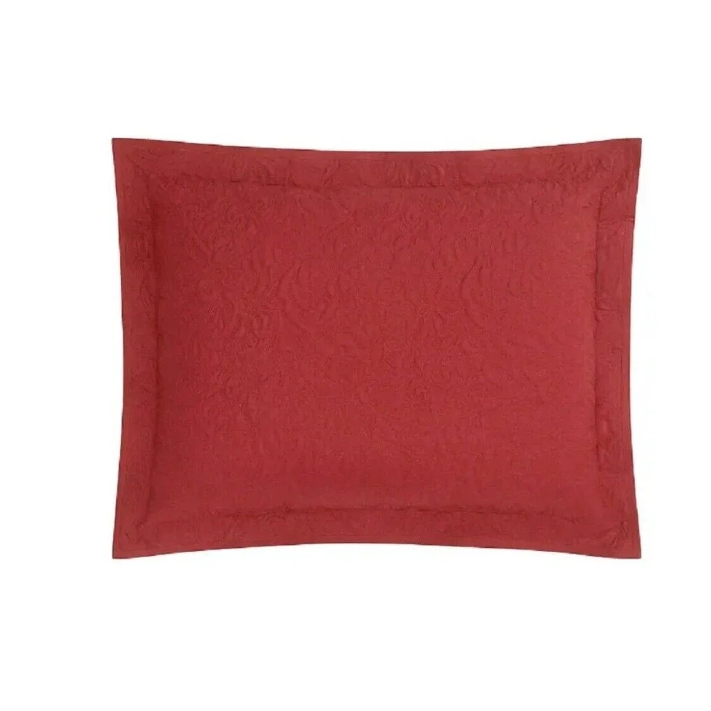 Patricia Nash Classic Tooled Red Queen Quilt Set 3Pcs‎ Reversible NWT