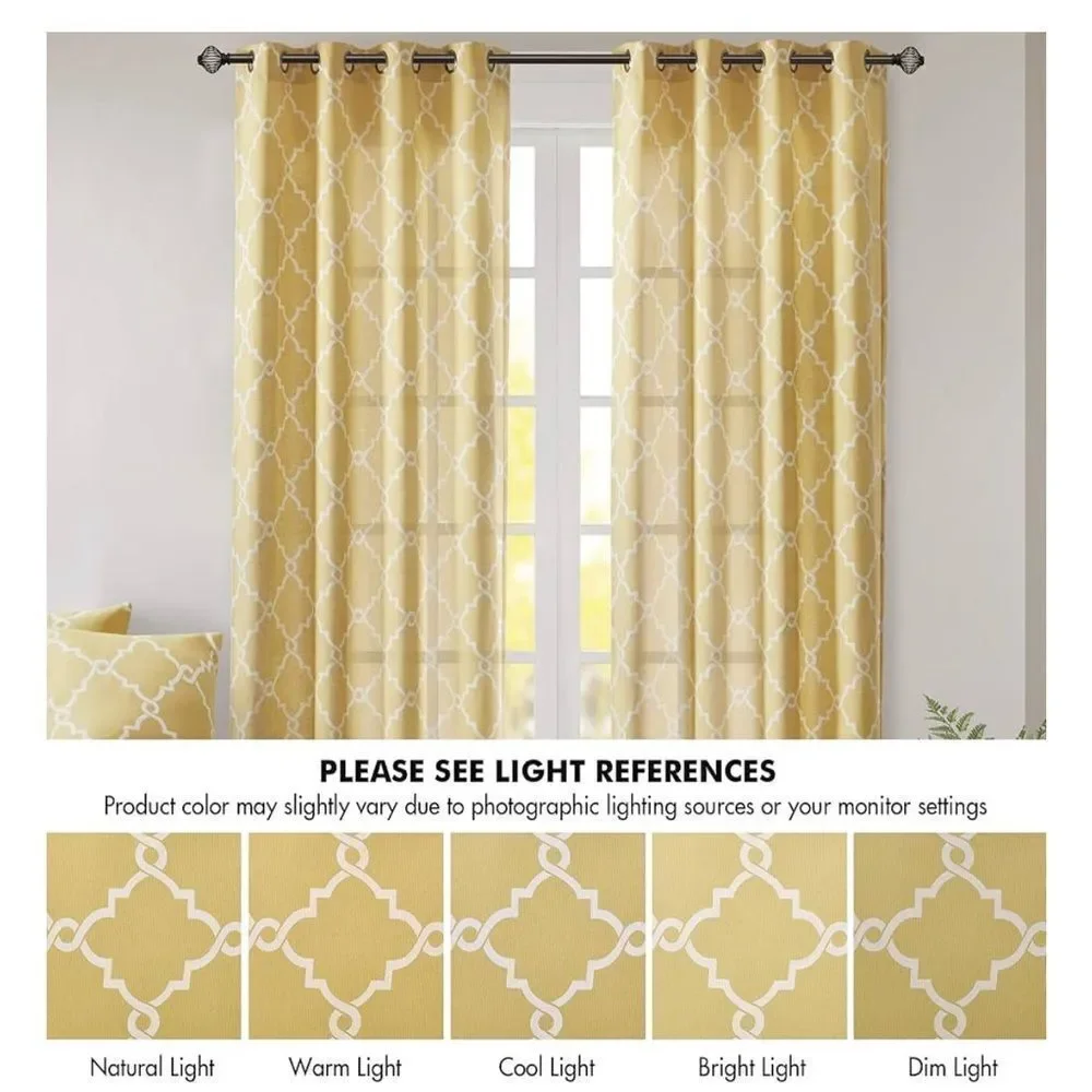 Madison Park simple panel weave