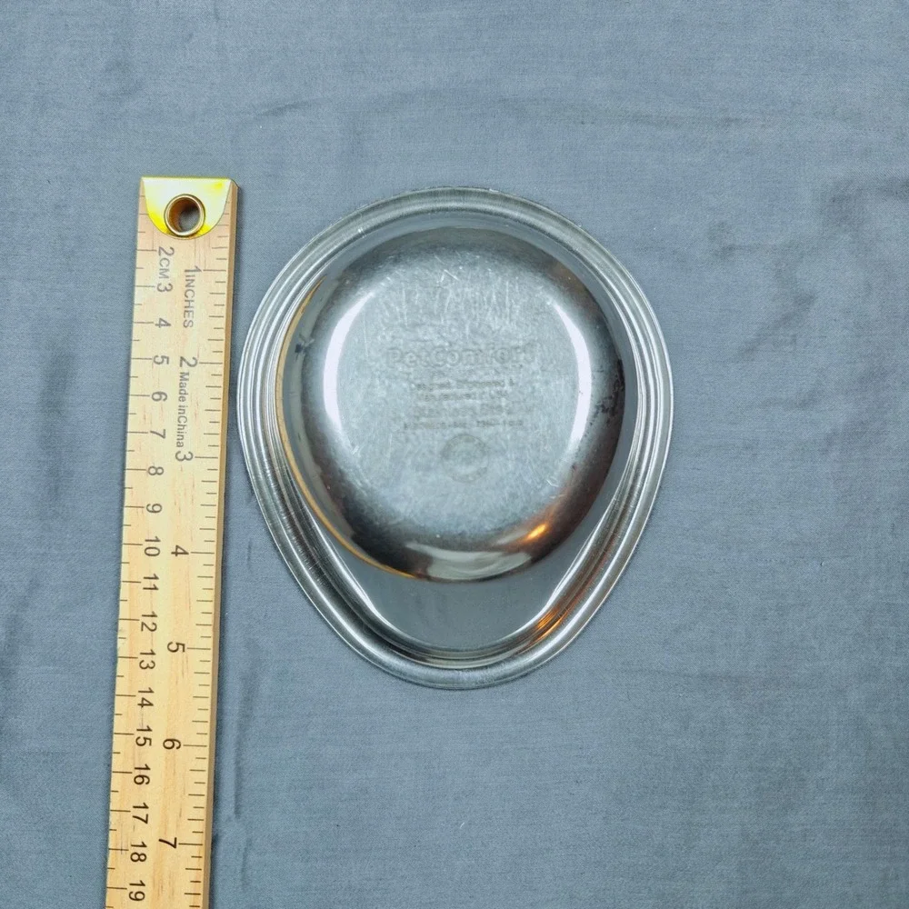 PetComfort WeatherTech Stainless Steel 1 Pet Bowl 8oz 1 Cup Made in USA 81BOWL08