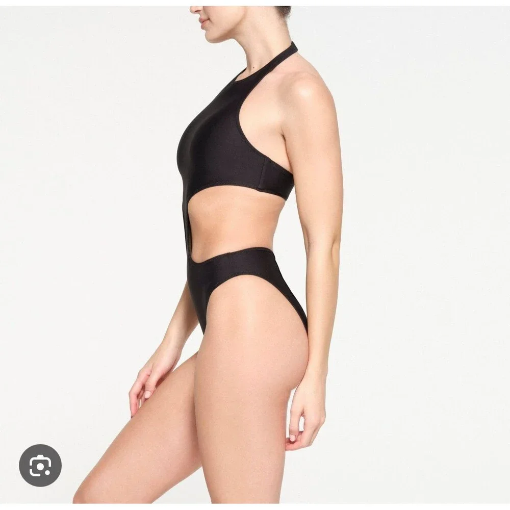 SKIMS swim halter