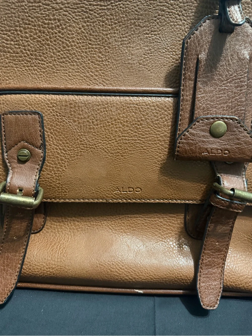 Aldo leather briefcase