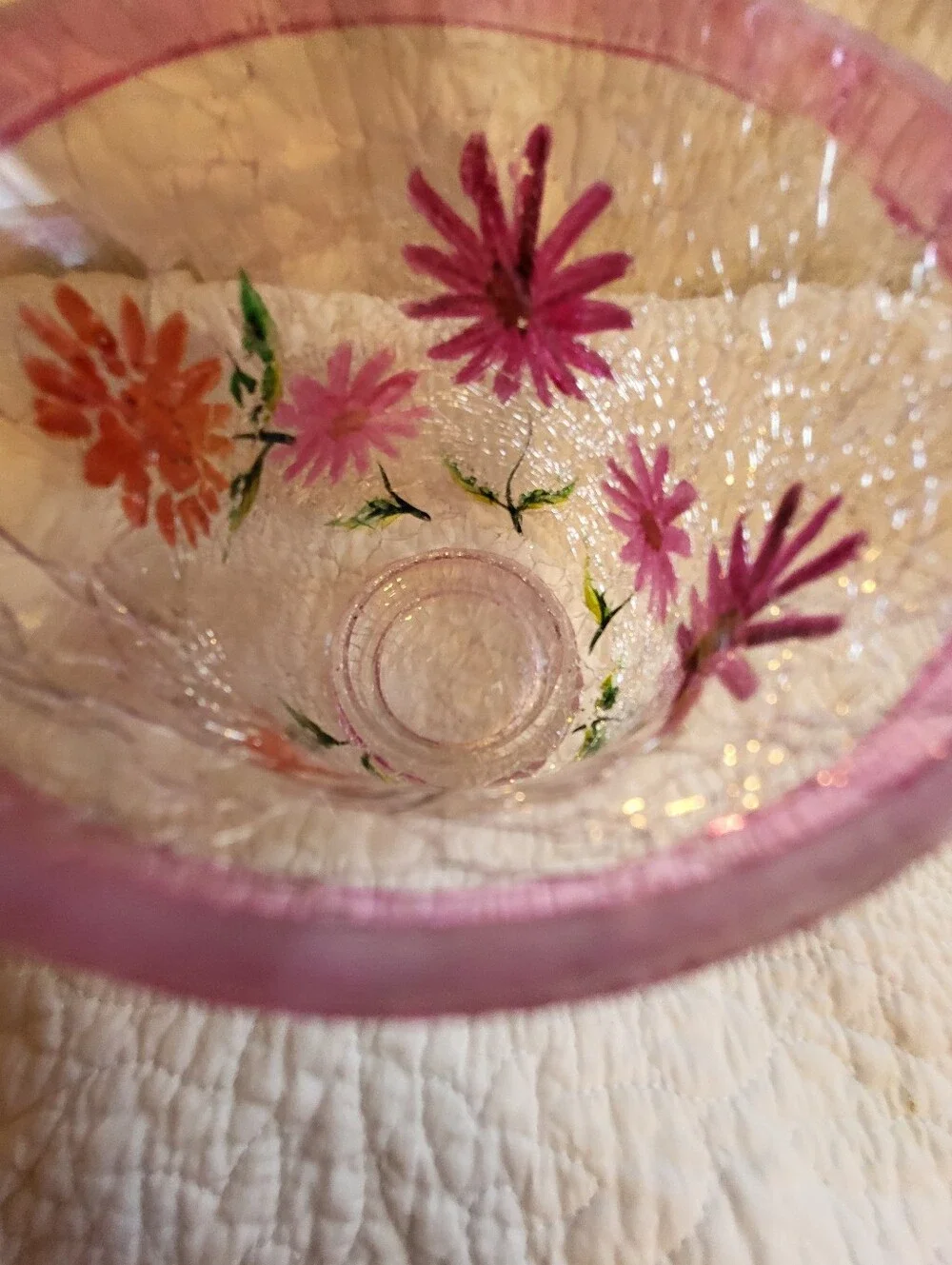 handpained decorative crackle