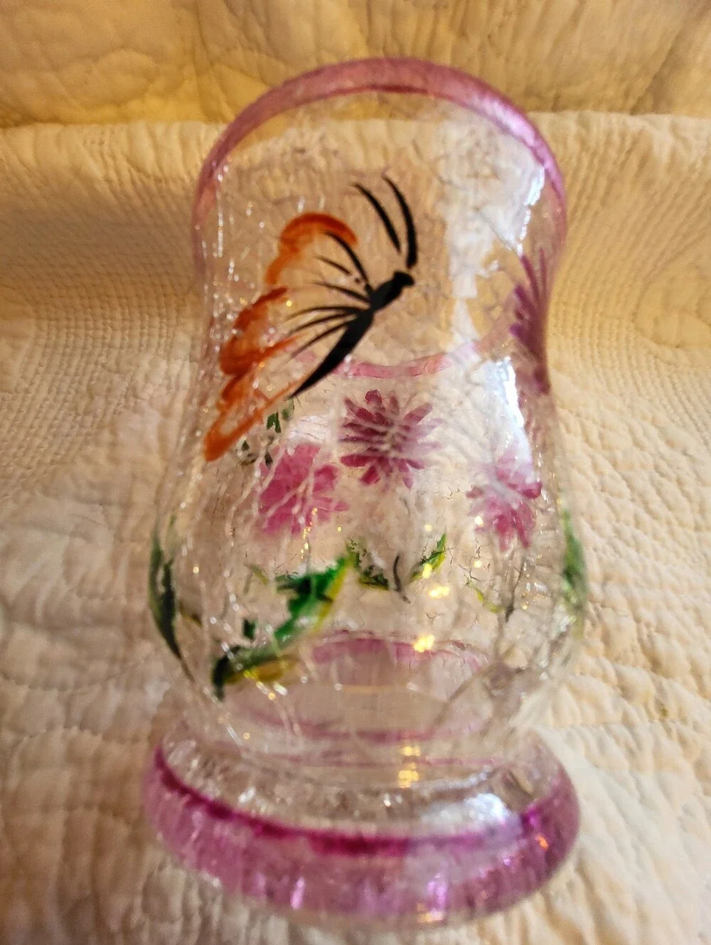 handpained decorative crackle