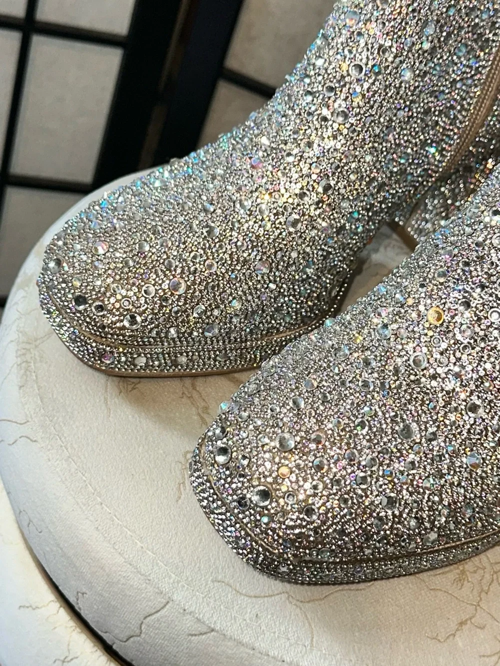 Corkys sparkling silver