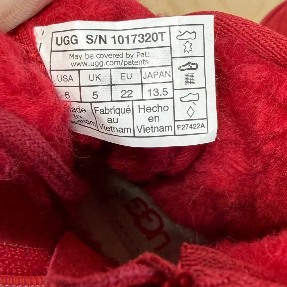 UGG red suede
