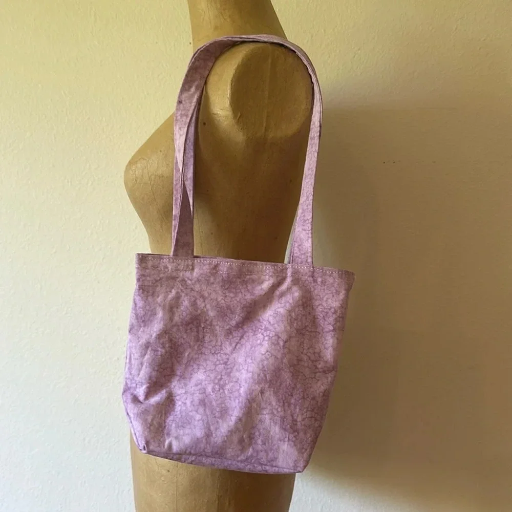 Handmade purple tote