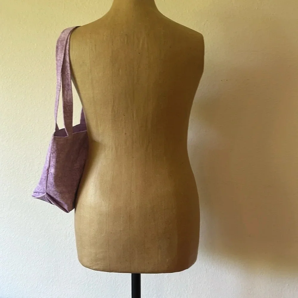 Handmade purple tote