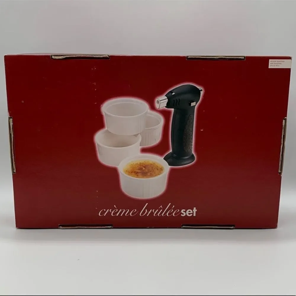 Crème Brûlée Remekin and Torch set NWT
