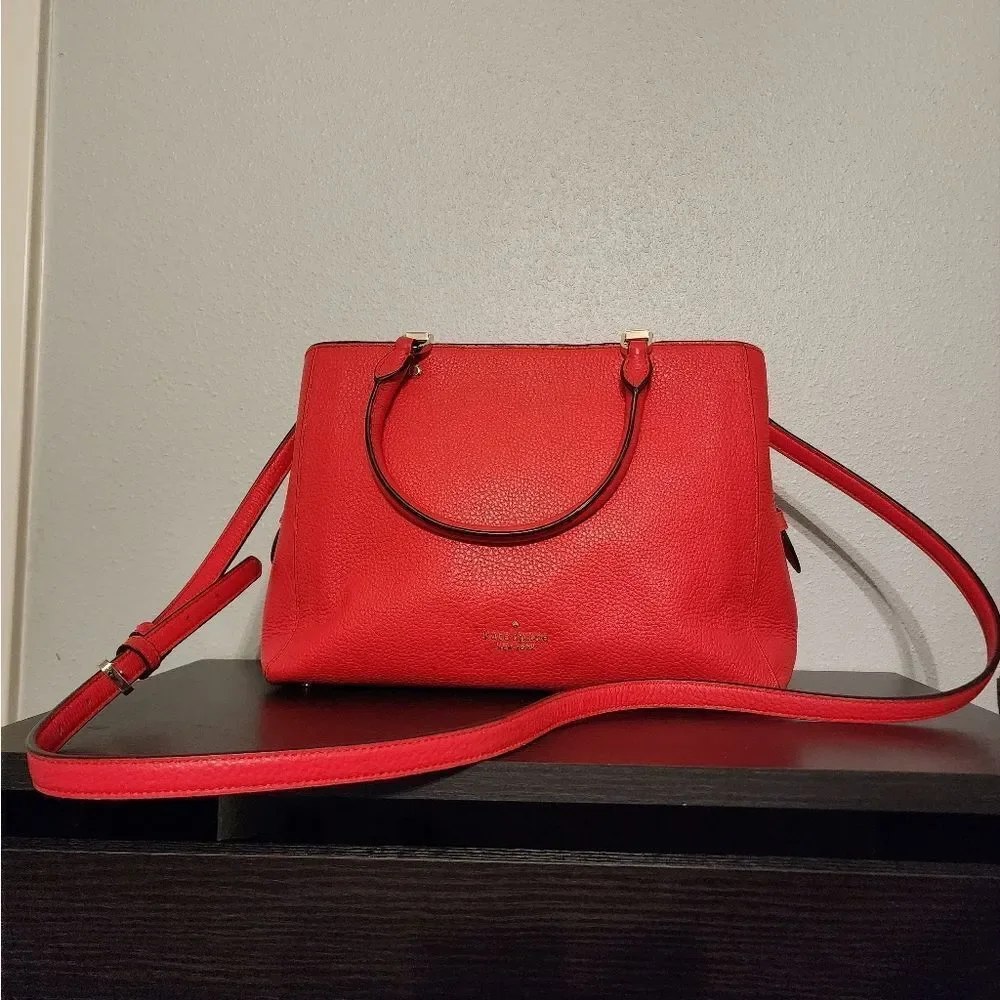 kate spade bright red