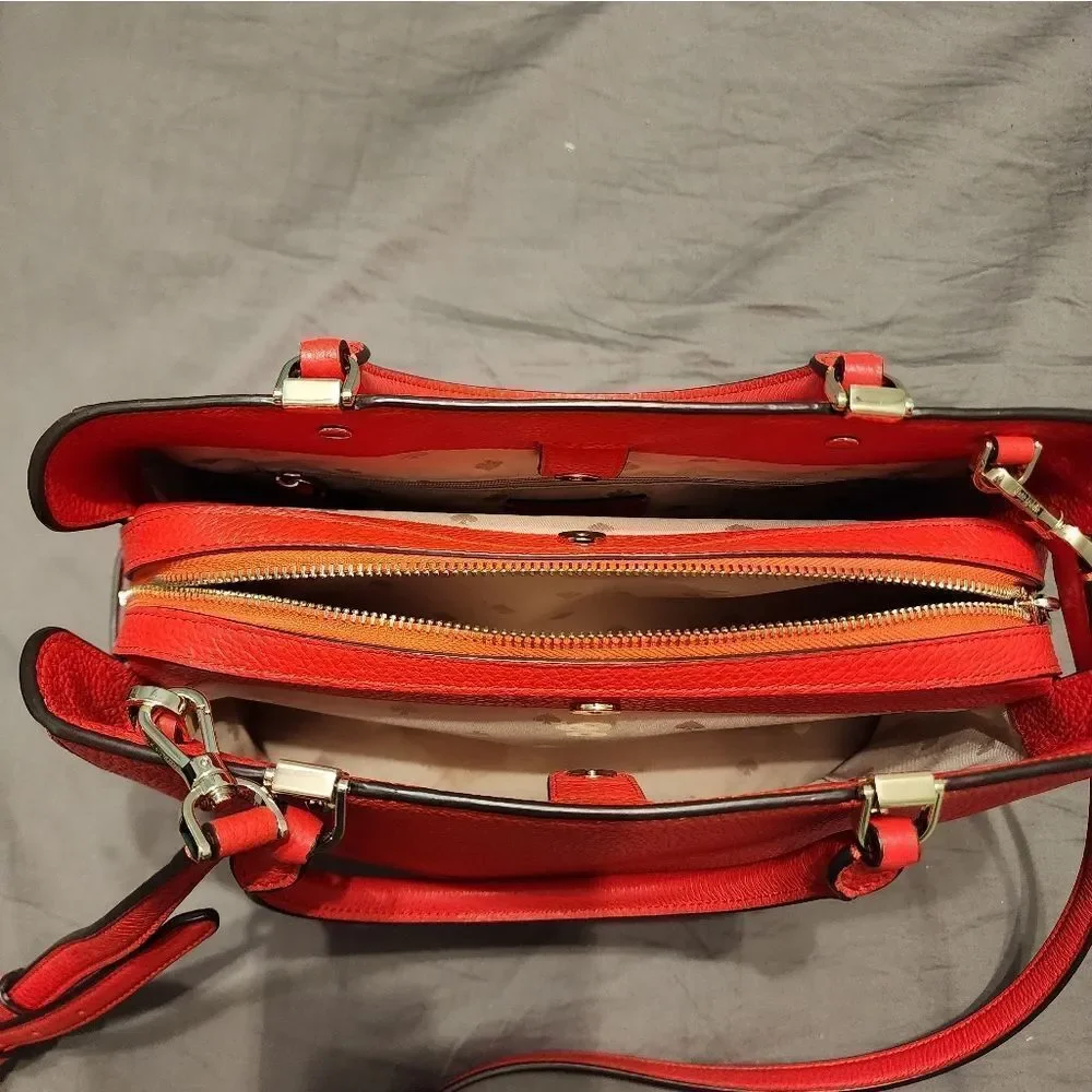 kate spade bright red