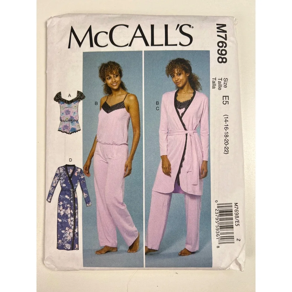 McCalls Butterick Sewing Patterns Lot M7020‎ M7598 M7698 B4146 Home Decorating