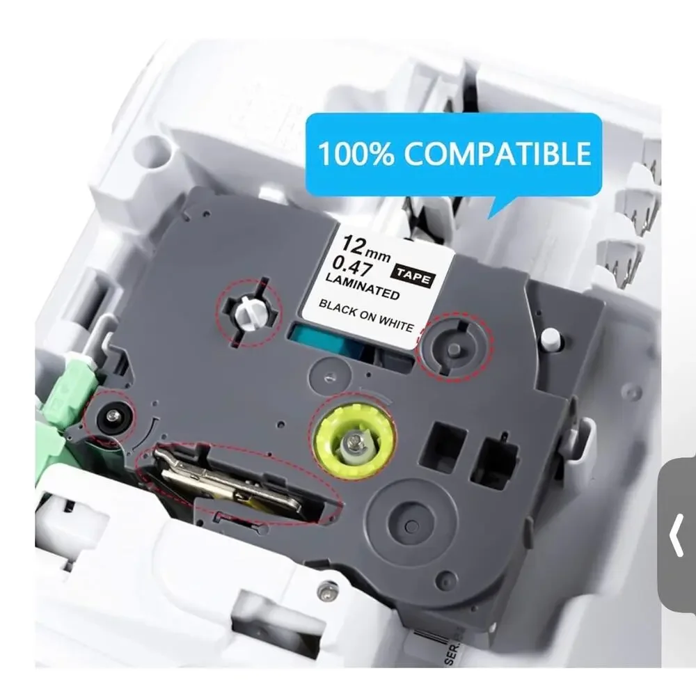 NEW‎ SEALED 9 TZc-231 Compatible Label tape Replacement for Brothers TZe-231