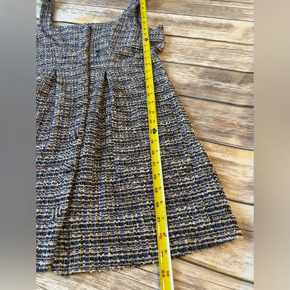 Free People Maxx‎ Tweed Mini Dress - Midnight Combo