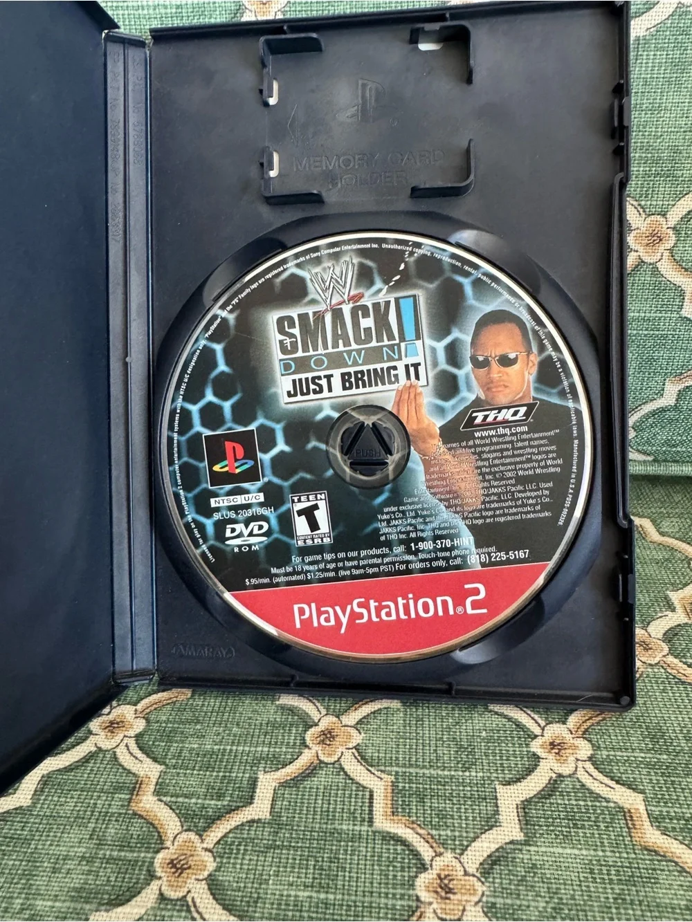 Sony PlayStation 2 WWF SmackDown! Just Bring It THQ T-Teen