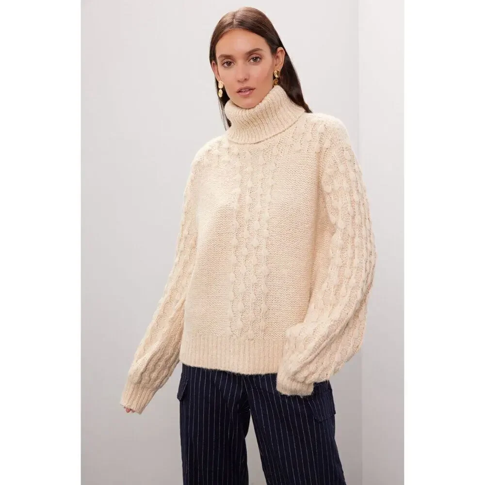 TOCCIN X RTR Popcorn Knit Sweater💜