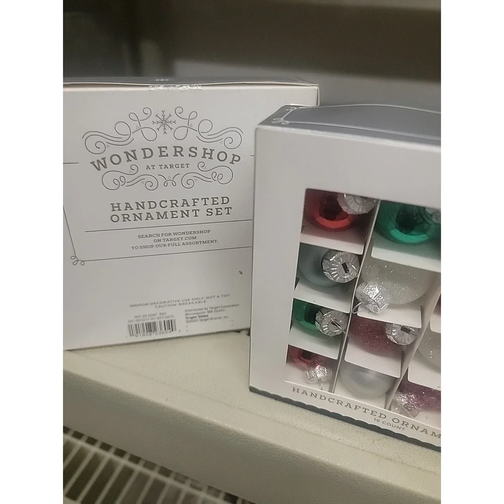 32 Target Wondershop Handcrafted Mini Ball Ornaments 1