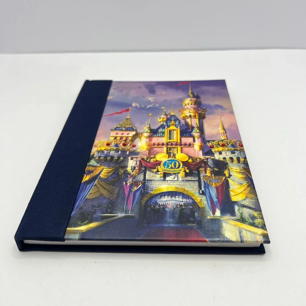 Disney Castle Bejewelled Journal‎ 50th Anniversary Disneyland Blue Navy Notebook