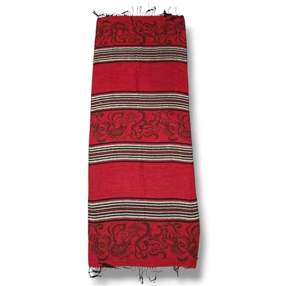 pashmina women red