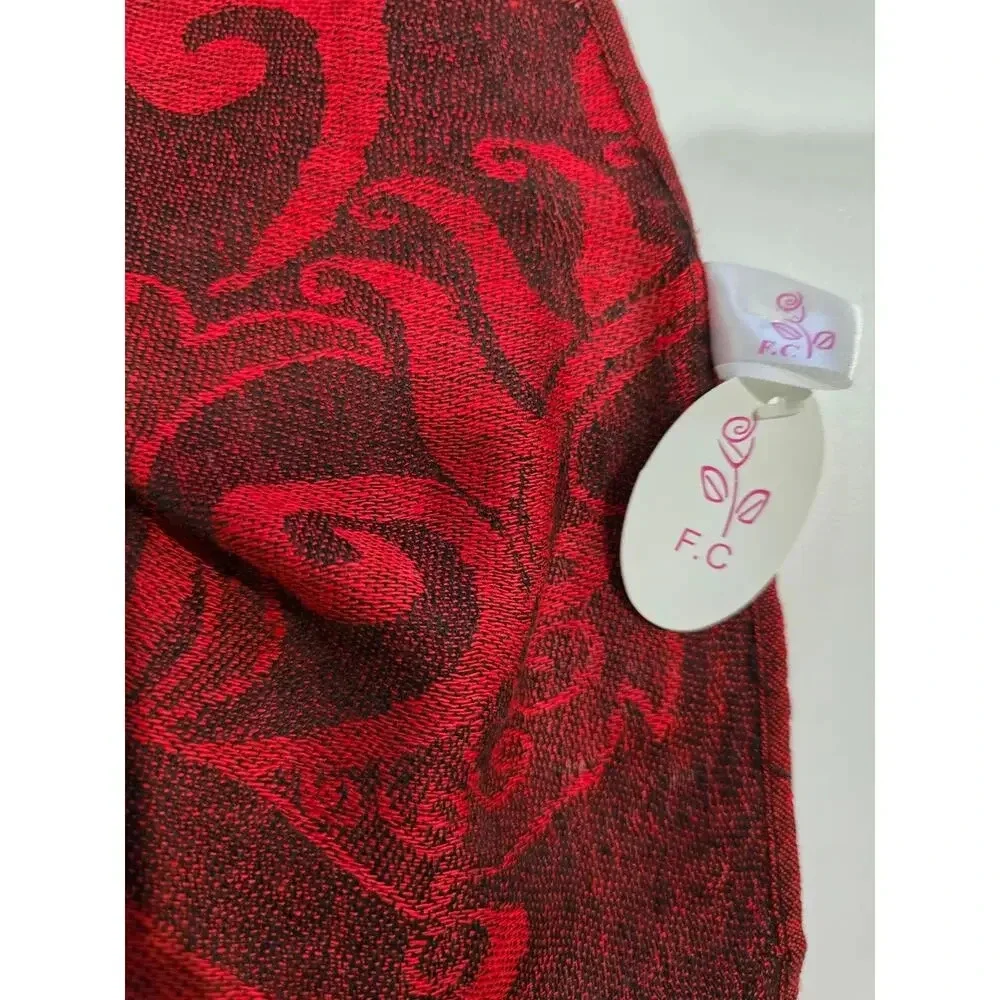 pashmina women red
