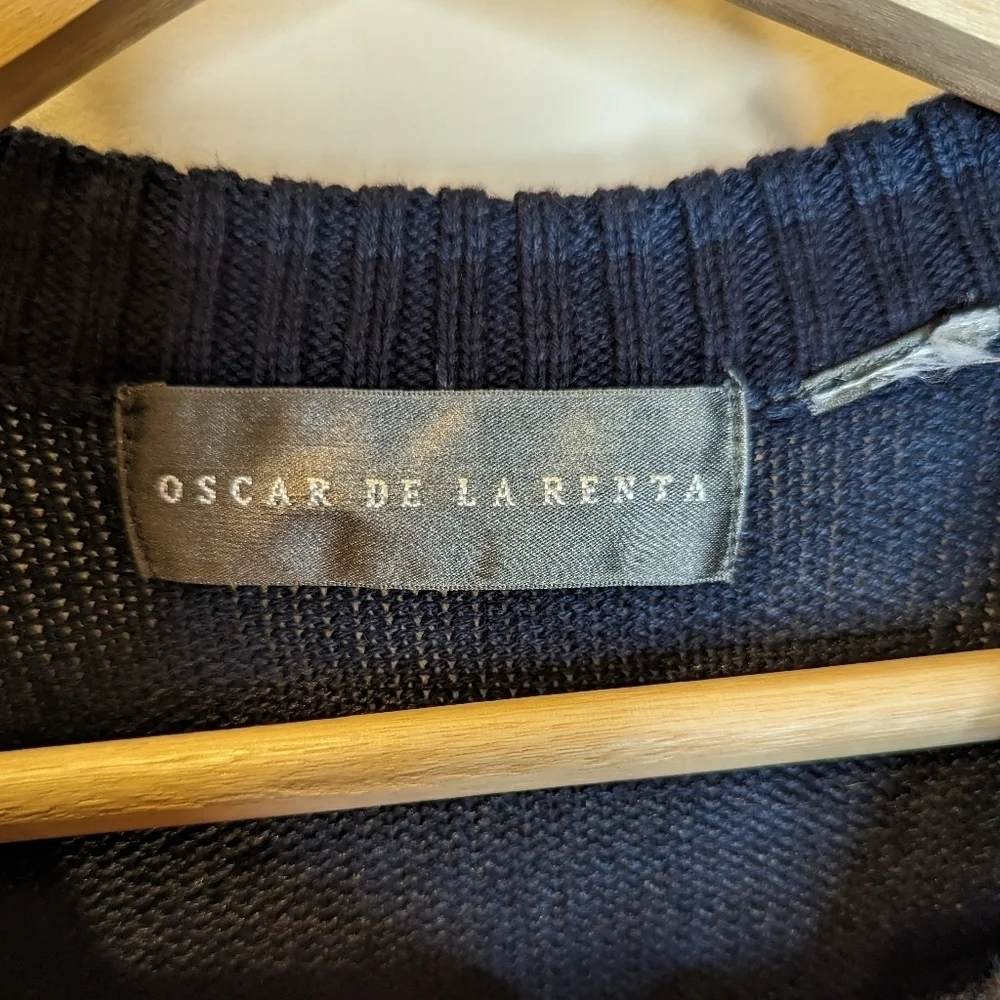 Oscar de la Renta men navy