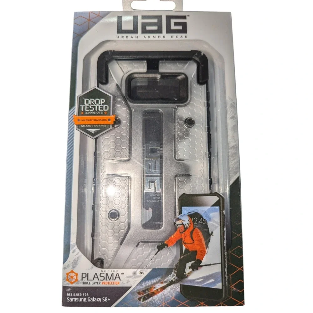 W9.‎ UAG Urban Armor Gear Plasma Phone Case for Samsung Galaxy S8+ Clear/Black