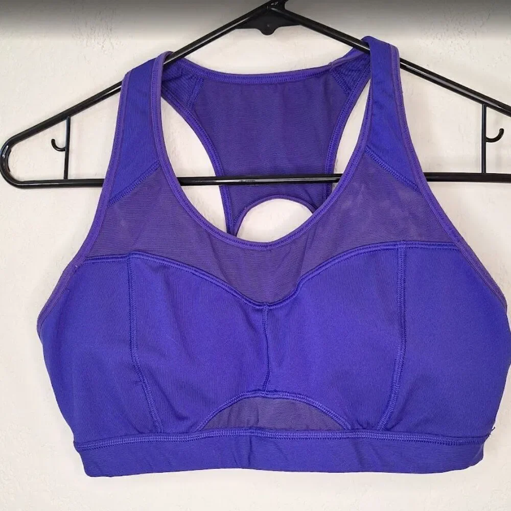 Athleta Purple Mesh Sports bra