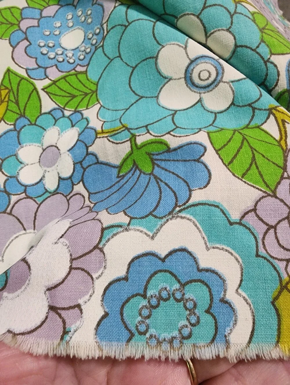 Vintage bright floral