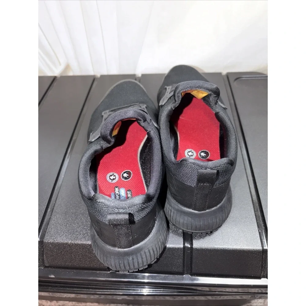 Women's Skechers Squad Food Service Slip Resistant Work Shoes Black Size 8-
