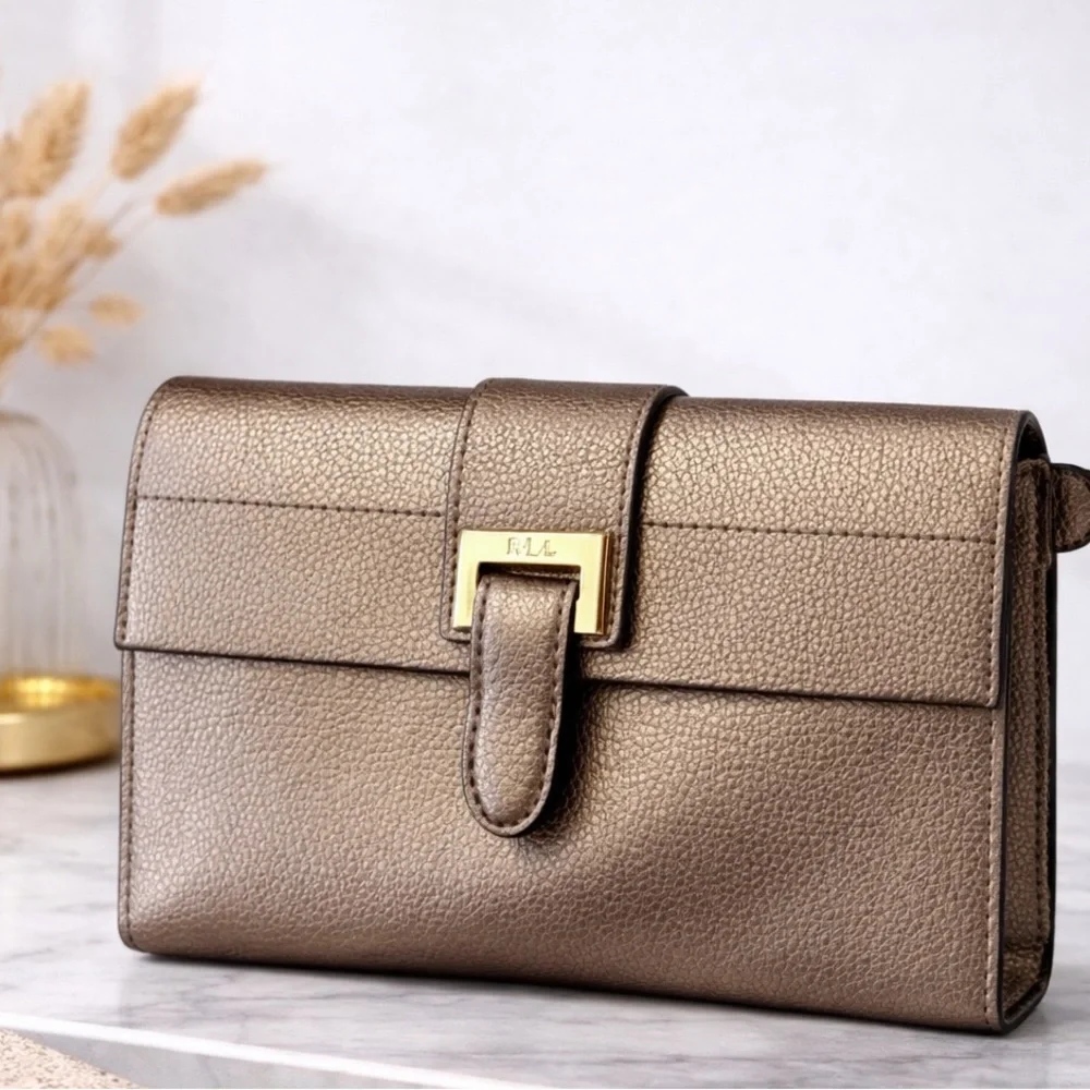 Ralph Lauren Metallic Leather Wallet