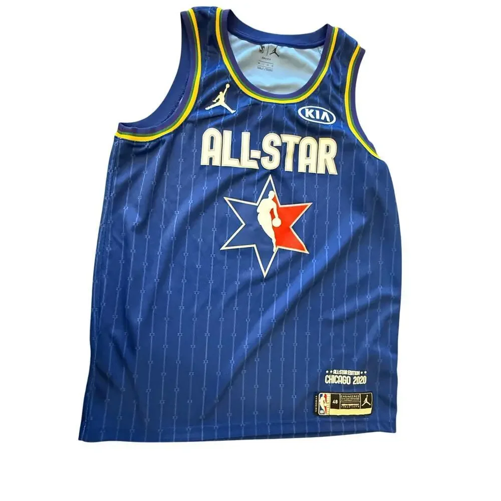 NBA All Star Luka Doncic #77 Jersey Top Nike Dri-Fit Air Jordan size L