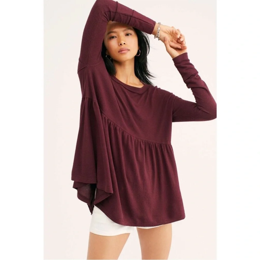 NWT free people forever‎ your girl babydoll top