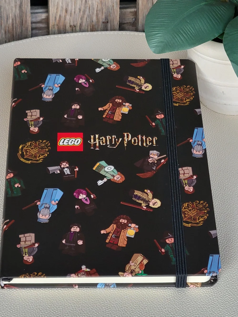 Lego decorated notebook