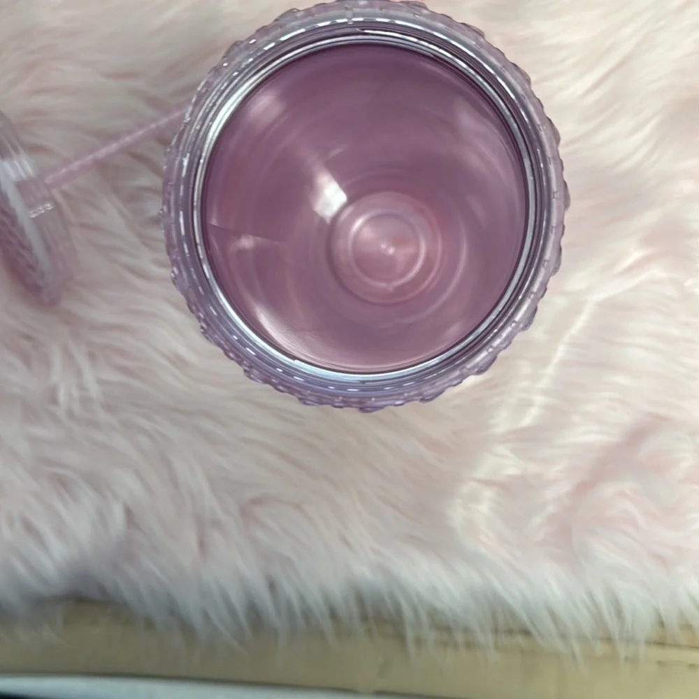 Starbucks Iridescent Pink Tumbler with Straw