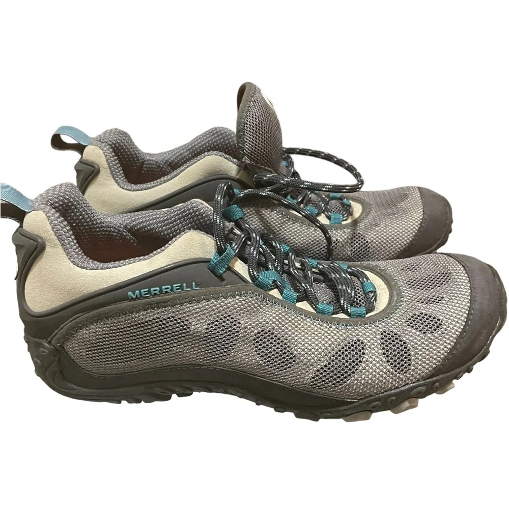 Merrell Chameleon‎ Arc Pure Grey Aqua Performance Outdoor Shoes Women’s Size 7