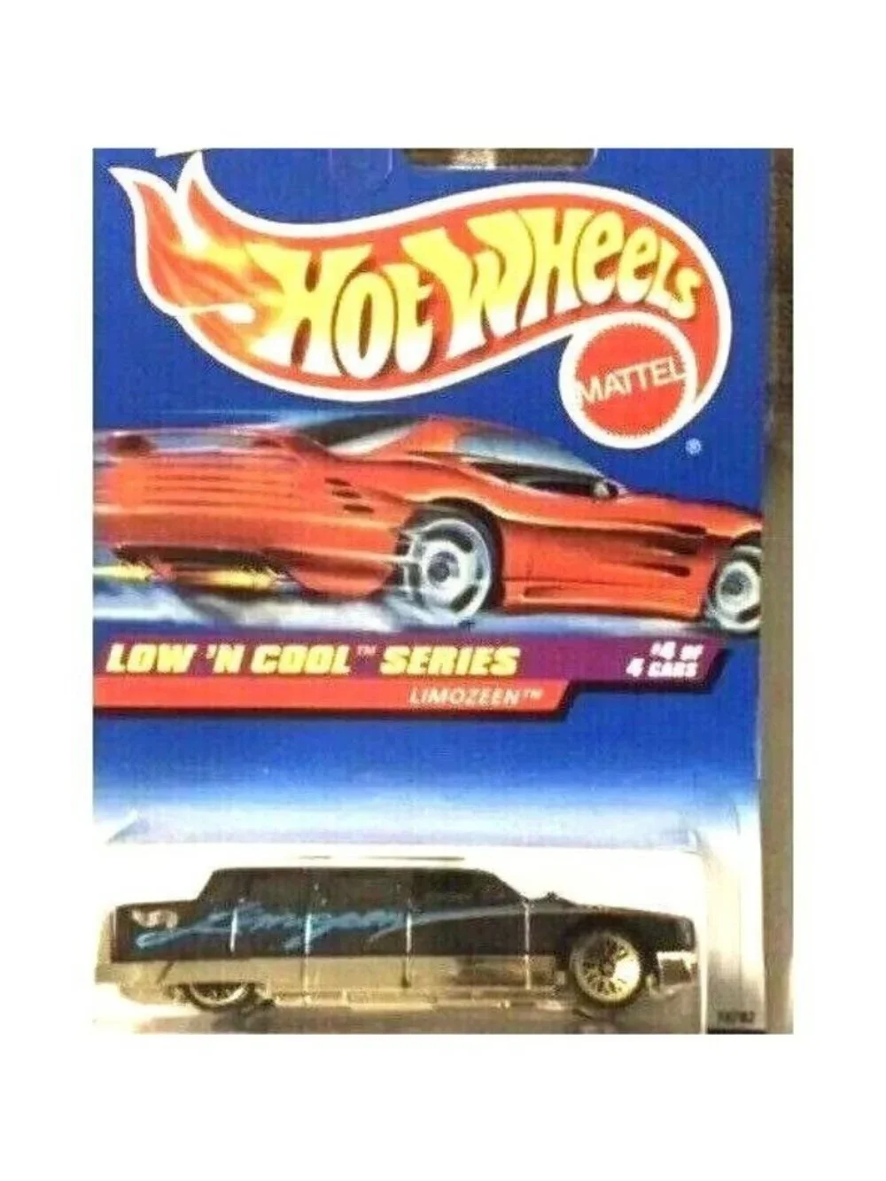Vintage Die Cast Hot Wheels 1997 Limozeen #716 LOW 'N COOL Series #4/4 Car 4+