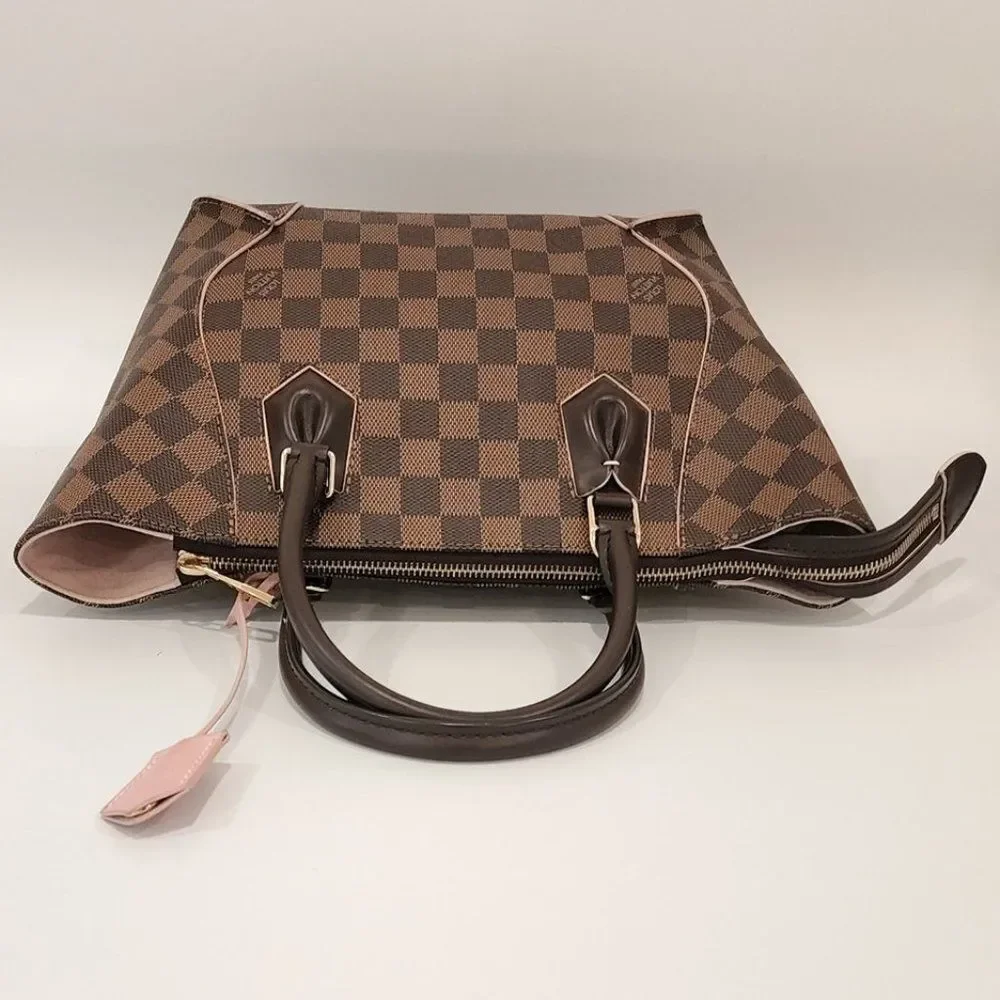 Louis Vuitton Caissa PM Damier Ebene Canvas Tote | Like New Condition