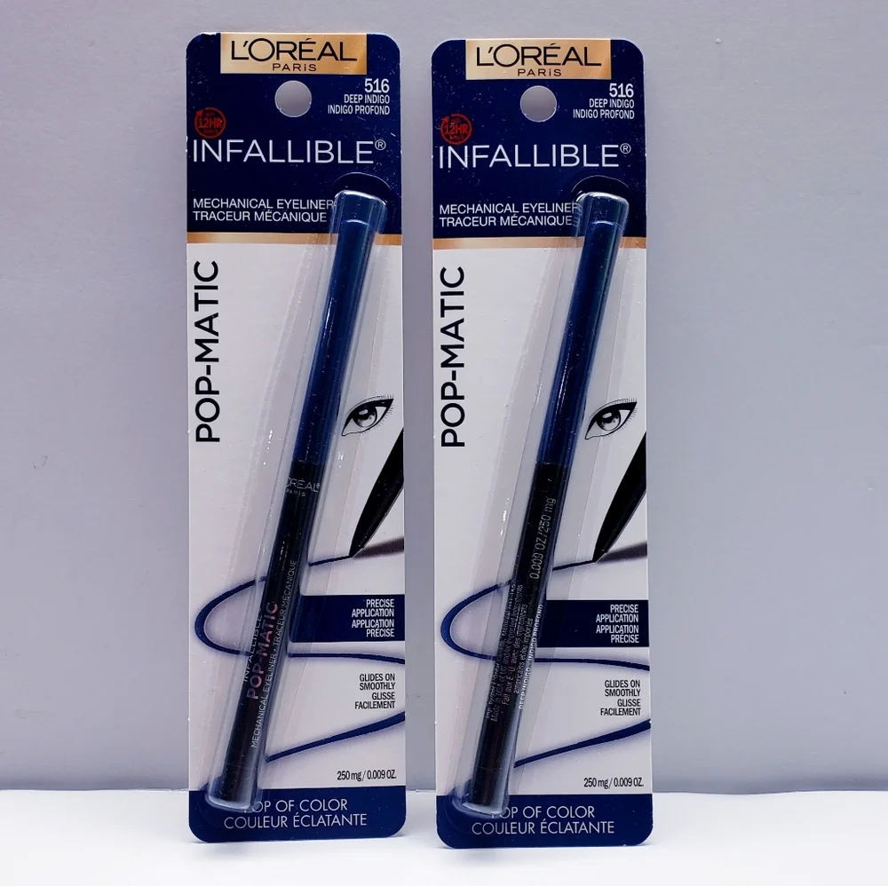 L'oreal Infallible Mechanical Pop-Matic Eyeliner- DEEP INDIGO #516