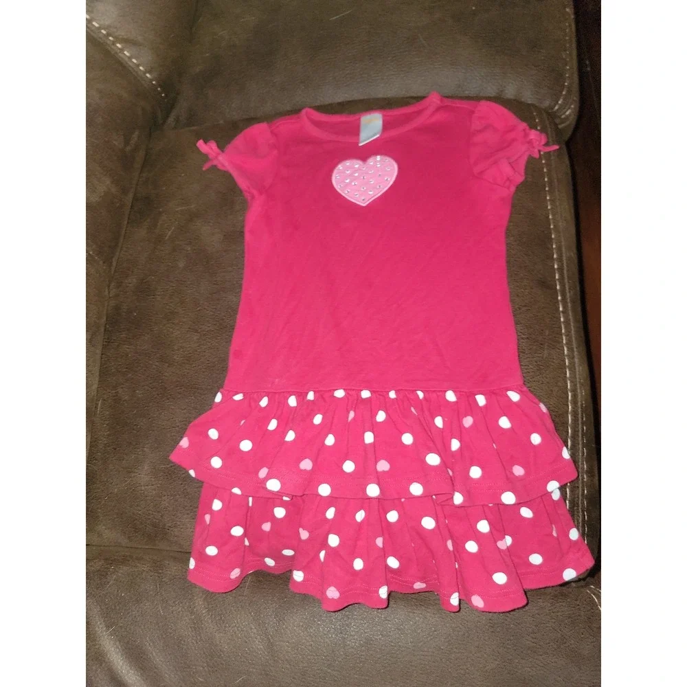 Gymboree valentine's day heart‎ red dress size 4