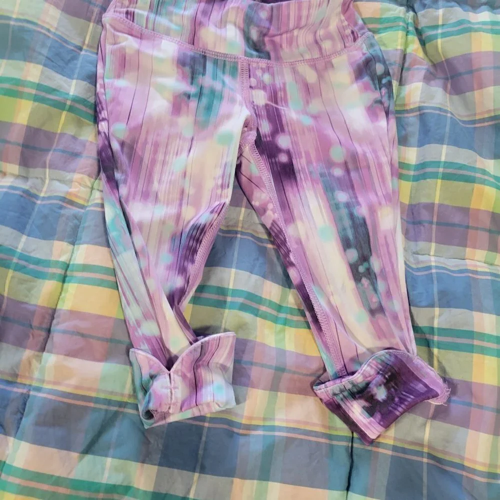 Avia performance leggings with purple hues