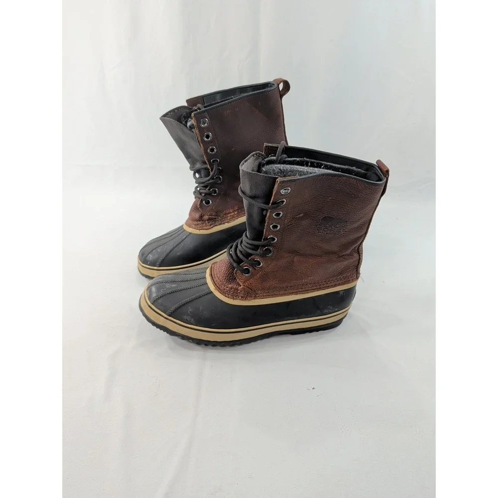 Men's‎ Sorel 1964 Premium Leather Waterproof Insulated Boots NM1561-256 Size 11