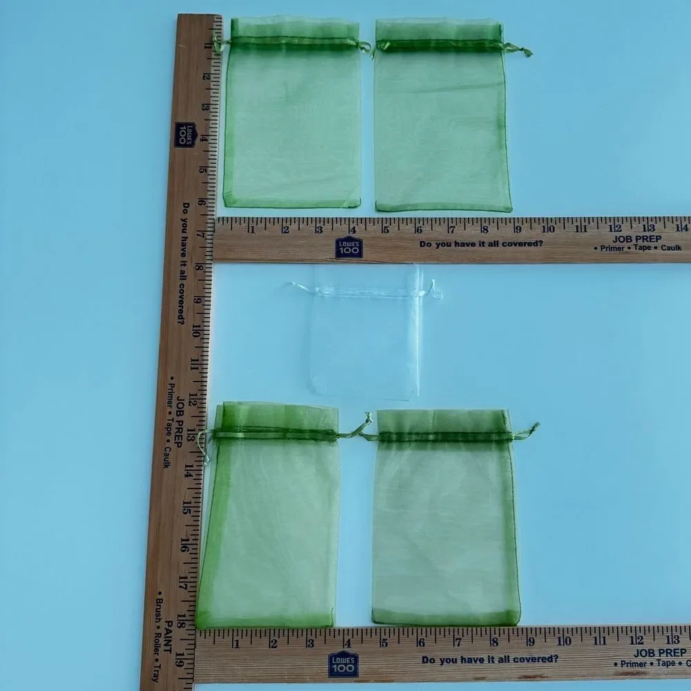 no brand organza drawstring